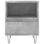 Nachttisch aus grauem Beton-Engineer-Holz 40x35x50 cm von vidaXL, Nachttische - Ref: Foro24-830628, Preis: 41,12 €, Rabatt: %