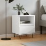 Mesita de noche madera contrachapada blanco 40x35x50 cm de vidaXL, Mesitas de noche - Ref: Foro24-830620, Precio: 46,19 €, De...