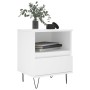 Mesita de noche madera contrachapada blanco 40x35x50 cm de vidaXL, Mesitas de noche - Ref: Foro24-830620, Precio: 46,19 €, De...