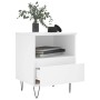 Mesita de noche madera contrachapada blanco 40x35x50 cm de vidaXL, Mesitas de noche - Ref: Foro24-830620, Precio: 46,19 €, De...