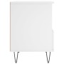 Mesita de noche madera contrachapada blanco 40x35x50 cm de vidaXL, Mesitas de noche - Ref: Foro24-830620, Precio: 46,19 €, De...