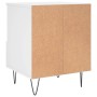 Mesita de noche madera contrachapada blanco 40x35x50 cm de vidaXL, Mesitas de noche - Ref: Foro24-830620, Precio: 46,19 €, De...