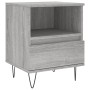 Mesita de noche madera de ingeniería gris Sonoma 40x35x50 cm de vidaXL, Mesitas de noche - Ref: Foro24-830632, Precio: 40,39 ...