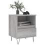 Mesita de noche madera de ingeniería gris Sonoma 40x35x50 cm de vidaXL, Mesitas de noche - Ref: Foro24-830632, Precio: 40,39 ...