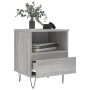 Mesita de noche madera de ingeniería gris Sonoma 40x35x50 cm de vidaXL, Mesitas de noche - Ref: Foro24-830632, Precio: 40,39 ...
