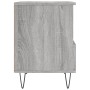 Mesita de noche madera de ingeniería gris Sonoma 40x35x50 cm de vidaXL, Mesitas de noche - Ref: Foro24-830632, Precio: 40,39 ...