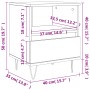 Mesita de noche madera de ingeniería gris Sonoma 40x35x50 cm de vidaXL, Mesitas de noche - Ref: Foro24-830632, Precio: 40,39 ...