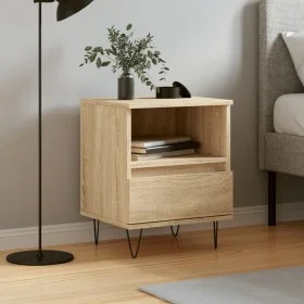 Sonoma oak engineered wood bedside table 40x35x50 cm by vidaXL, Nightstands - Ref: Foro24-830626, Price: 47,72 €, Discount: %