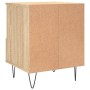 Mesita de noche madera de ingeniería roble Sonoma 40x35x50 cm de vidaXL, Mesitas de noche - Ref: Foro24-830626, Precio: 48,46...