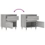 Mesita de noche 2 uds madera ingeniería gris Sonoma 40x35x50 cm de vidaXL, Mesitas de noche - Ref: Foro24-830665, Precio: 77,...