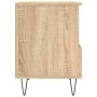 Mesitas noche 2 uds madera ingeniería roble Sonoma 40x35x50 cm de vidaXL, Mesitas de noche - Ref: Foro24-830627, Precio: 69,8...