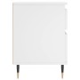 Mesita de noche madera contrachapada blanco 40x35x50 cm de vidaXL, Mesitas de noche - Ref: Foro24-830652, Precio: 49,85 €, De...
