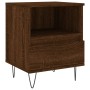 Mesitas noche 2 uds madera ingeniería marrón roble 40x35x50 cm de vidaXL, Mesitas de noche - Ref: Foro24-830635, Precio: 70,9...