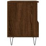 Mesitas noche 2 uds madera ingeniería marrón roble 40x35x50 cm de vidaXL, Mesitas de noche - Ref: Foro24-830635, Precio: 70,9...