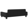 Cama para perros de cuero sintético negra 90x53x30 cm en Camas para perros | Comprar online en Foru.es