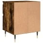 Smoked oak engineered wood bedside table 40x35x50 cm by vidaXL, Nightstands - Ref: Foro24-830662, Price: 41,50 €, Discount: %