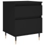 Mesitas de noche 2 uds madera de ingeniería negro 40x35x50 cm de vidaXL, Mesitas de noche - Ref: Foro24-830655, Precio: 91,36...