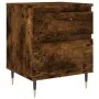 Bedside tables 2 units smoked oak engineered wood 40x35x50 cm by vidaXL, Nightstands - Ref: Foro24-830663, Price: 69,87 €, Di...