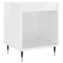 Mesita de noche madera de ingeniería blanco brillo 40x35x50 cm de vidaXL, Mesitas de noche - Ref: Foro24-830704, Precio: 36,2...