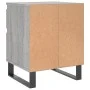 Mesita de noche madera de ingeniería gris Sonoma 40x35x50 cm de vidaXL, Mesitas de noche - Ref: Foro24-830696, Precio: 55,41 ...