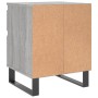 Mesita de noche madera de ingeniería gris Sonoma 40x35x50 cm de vidaXL, Mesitas de noche - Ref: Foro24-830696, Precio: 56,39 ...