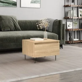 Sonoma oak engineered wood coffee table 50x46x35 cm by vidaXL, Coffee table - Ref: Foro24-830866, Price: 36,54 €, Discount: %