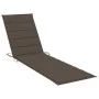 Sun loungers with table and cushion 2 units solid teak wood by vidaXL, Loungers - Ref: Foro24-3073179, Price: 601,71 €, Disco...