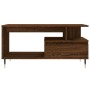Mesa de centro madera contrachapada roble marrón 90x49x45 cm de vidaXL, Mesas de centro - Ref: Foro24-831019, Precio: 66,76 €...