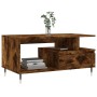 Mesa de centro madera contrachapada roble ahumado 90x49x45 cm de vidaXL, Mesas de centro - Ref: Foro24-831017, Precio: 65,00 ...