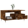 Mesa de centro madera contrachapada roble ahumado 90x49x45 cm de vidaXL, Mesas de centro - Ref: Foro24-831017, Precio: 65,00 ...