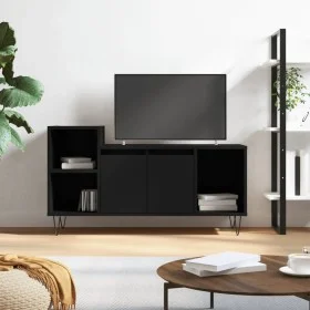 Mueble para TV madera contrachapada negro 100x35x55 cm de vidaXL, Muebles TV - Ref: Foro24-831317, Precio: 60,17 €, Descuento: %