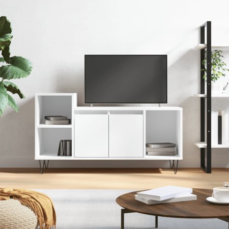 Mueble para TV madera contrachapada blanco 100x35x55 cm de vidaXL, Muebles TV - Ref: Foro24-831316, Precio: 67,40 €, Descuent...