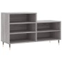Mueble zapatero madera contrachapada gris Sonoma 102x36x60 cm de vidaXL, Zapateros y organizadores de calzado - Ref: Foro24-8...