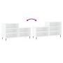 Mueble zapatero madera contrachapada blanco 102x36x60 cm de vidaXL, Zapateros y organizadores de calzado - Ref: Foro24-831380...