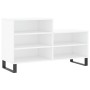 Mueble zapatero madera contrachapada blanco 102x36x60 cm de vidaXL, Zapateros y organizadores de calzado - Ref: Foro24-831396...