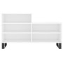 Mueble zapatero madera contrachapada blanco 102x36x60 cm de vidaXL, Zapateros y organizadores de calzado - Ref: Foro24-831396...