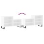 Mueble zapatero madera contrachapada blanco 102x36x60 cm de vidaXL, Zapateros y organizadores de calzado - Ref: Foro24-831396...