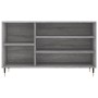 Mueble zapatero madera contrachapada gris Sonoma 102x36x60 cm de vidaXL, Zapateros y organizadores de calzado - Ref: Foro24-8...