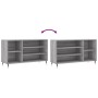 Mueble zapatero madera contrachapada gris Sonoma 102x36x60 cm de vidaXL, Zapateros y organizadores de calzado - Ref: Foro24-8...