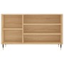 Mueble zapatero madera contrachapada roble Sonoma 102x36x60 cm de vidaXL, Zapateros y organizadores de calzado - Ref: Foro24-...