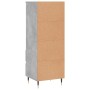 Aparador alto madera contrachapada gris hormigón 40x36x110 cm de vidaXL, Aparadores - Ref: Foro24-831504, Precio: 65,97 €, De...
