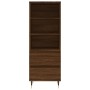Aparador alto madera contrachapada roble marrón 40x36x110 cm de vidaXL, Aparadores - Ref: Foro24-831507, Precio: 65,84 €, Des...