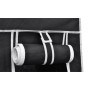 Armario plegable 110x45x175 cm negro de vidaXL, Armarios roperos - Ref: Foro24-60719, Precio: 46,62 €, Descuento: %