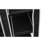 Armario plegable 110x45x175 cm negro de vidaXL, Armarios roperos - Ref: Foro24-60719, Precio: 46,62 €, Descuento: %