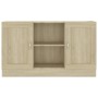 Aparador madera contrachapada color roble Sonoma 120x30,5x70 cm de vidaXL, Aparadores - Ref: Foro24-802780, Precio: 95,74 €, ...