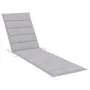 Sun loungers 2 units solid teak wood with gray cushion by vidaXL, Loungers - Ref: Foro24-3073187, Price: 584,68 €, Discount: %