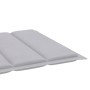 Tumbonas 2 unidadesds madera maciza de teca con cojín gris de vidaXL, Tumbonas - Ref: Foro24-3073187, Precio: 538,46 €, Descu...