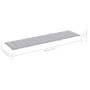 Tumbonas 2 unidadesds madera maciza de teca con cojín gris de vidaXL, Tumbonas - Ref: Foro24-3073187, Precio: 538,46 €, Descu...