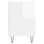 Mueble de TV madera contrachapada blanco brillo 100x35x55 cm de vidaXL, Muebles TV - Ref: Foro24-831318, Precio: 64,09 €, Des...