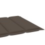 Tumbonas 2 unidades madera maciza de teca con cojín gris taupe de vidaXL, Tumbonas - Ref: Foro24-3073194, Precio: 559,92 €, D...